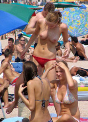 A teen girl doing it at the Benalnatura in this pics Image 10