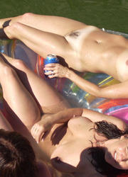 A nude posing at the Costa Natura Image 11