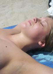 A busty cutie getting it at the Cap d'Agde Image 9