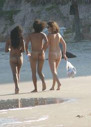 A girl on open swim suit at the Poipu Image 6