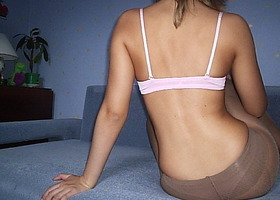 My girlfriend puts her lingerie off and goes to the shower. Image 6