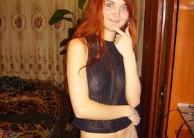My girlfriend is a real sexy redhead! Image 5