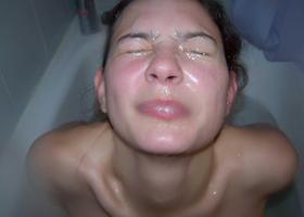 Here are several pictures of my last girls exposing sexy bottoms, young tits and wet holes for my camera. Image 9