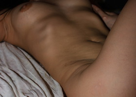 My hot brunette beauty undressing for me and exposing her sexy ass, titties and leaking pink hole. Image 4