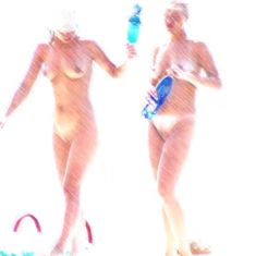 Voyeur photo from nude beach