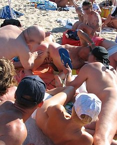Caught sex on beach