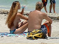 Nude Beach Voyeur