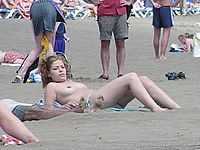 Nude Beach Voyeur