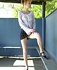 Amateur public upskirt photos and videos