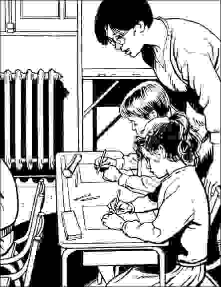 Cruel adult comics