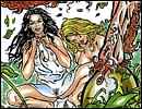 Cruel adult comics