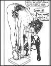 Cruel adult comics