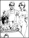Free samples of various brutal porn cartoons from Girls Eater