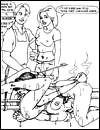 Free samples of various brutal porn cartoons from Girls Eater
