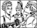 Cruel adult comics