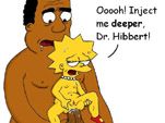 Lisa Shocking Toons Dr. Hibbert and Lisa