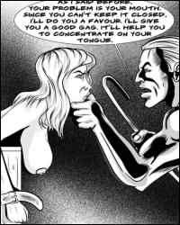 Pain comics: BDSM art in full colors