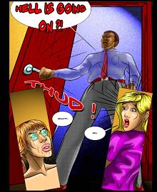 BDSM comics `A new secretary`, part 1