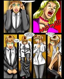 BDSM comics `A new secretary`, part 1