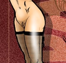 BDSM comics `A New Secretary`, episode 2