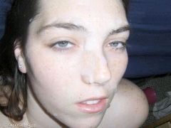 blow-jobs and facial home porn photos