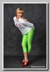 models in spandex