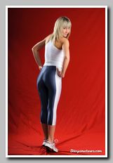 models in leggings