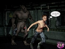 3d sex monster porn