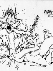 adult sonic furry art