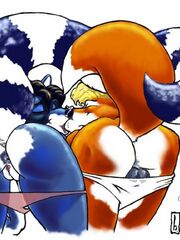 adult sonic furry art