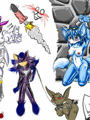 adult sonic furry art