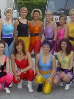 shiny spandex