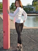 shiny spandex