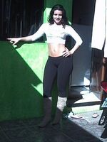 shiny spandex