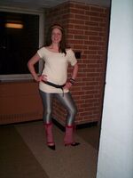 shiny spandex
