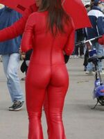 shiny spandex