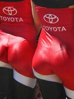 shiny spandex