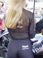 girls in spandex