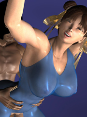 Interracial 3D sex orgies