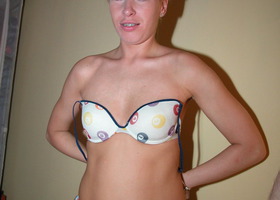 My nasty redhead GF has perfect body, cute tiny tits, tight pink pussy and round ass. Image 9