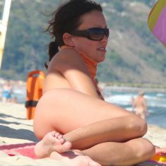Voyeur photo from nude beach