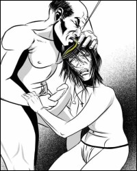 Pain comics: BDSM art in full colors