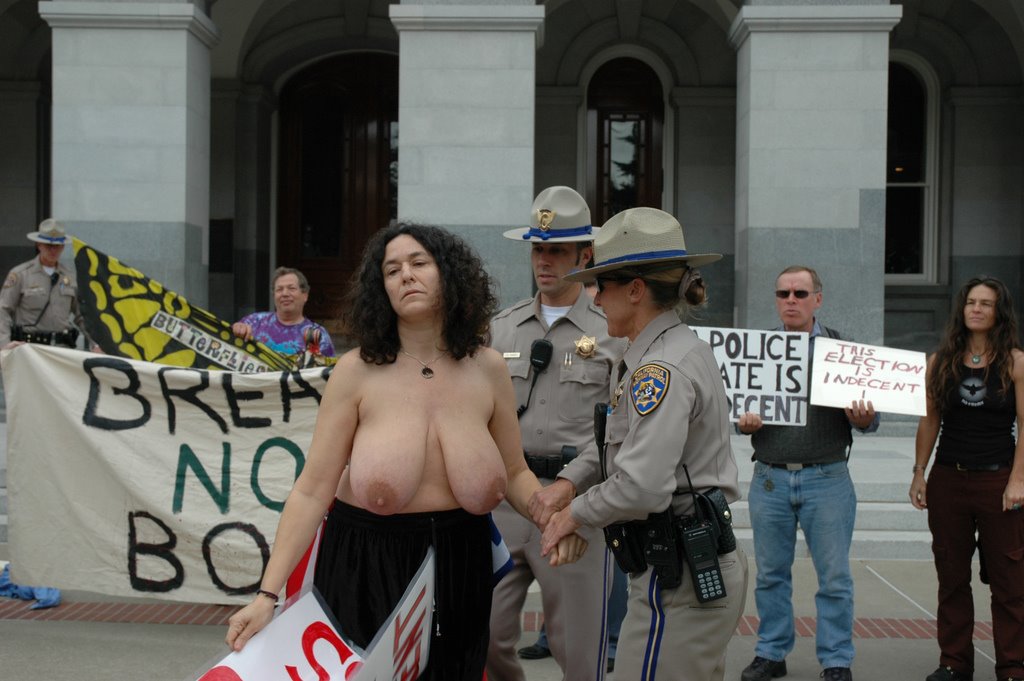 Nude Protest Uncensored