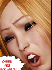 Interracial 3D sex orgies